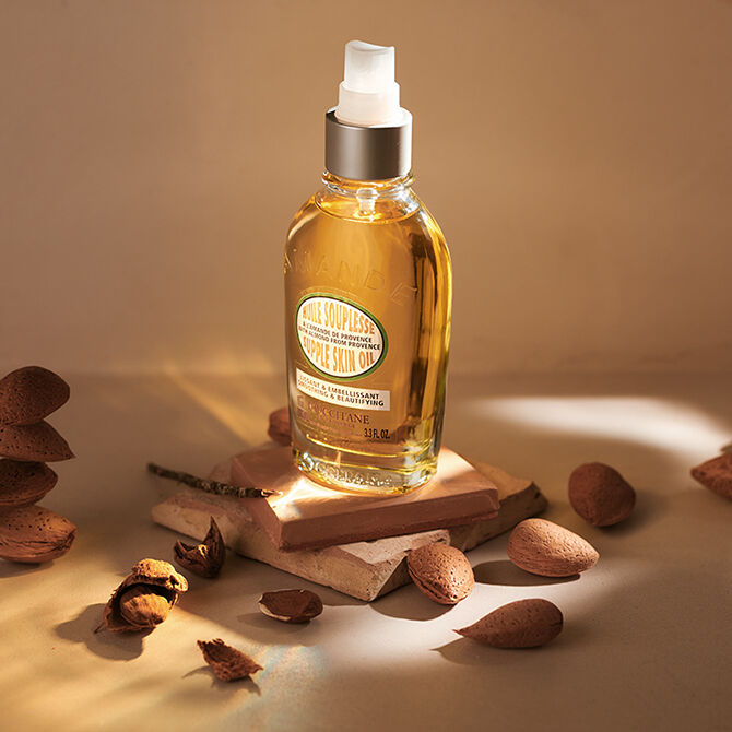 almond versoepelende olie