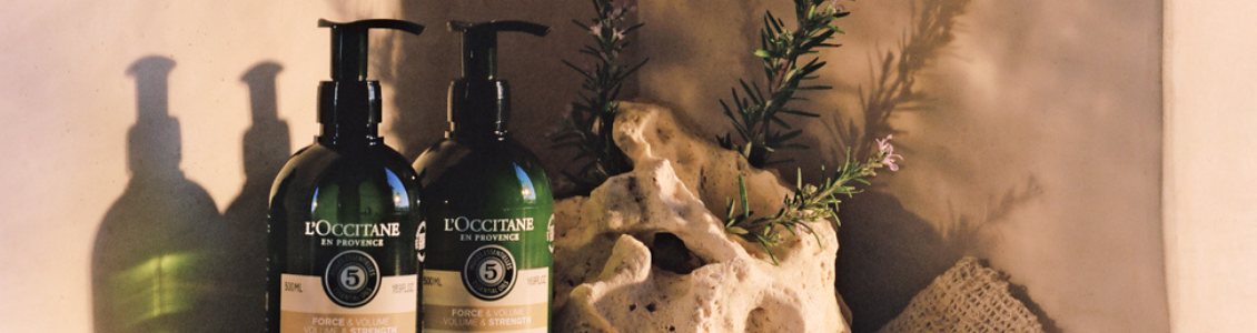 aromachology kracht en volume haar collectie LOCCITANE