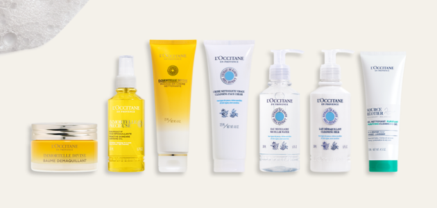 aanbieding gezichtsreiniger aan halve prijs L'OCCITANE beauty offer