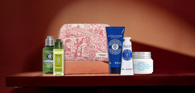 beauty tasje voor Kerstmis met korting - aanbieding L'OCCITANE