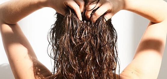 masque pour cheveux secs
