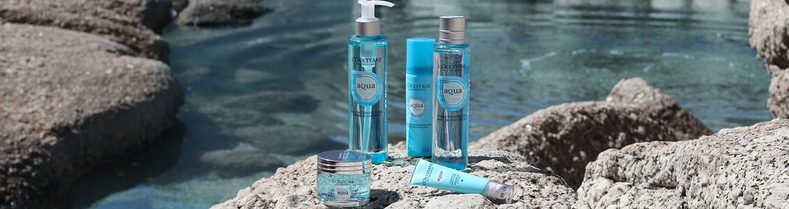 aqua reotier collectie range skincare hydraterende huidverzorging