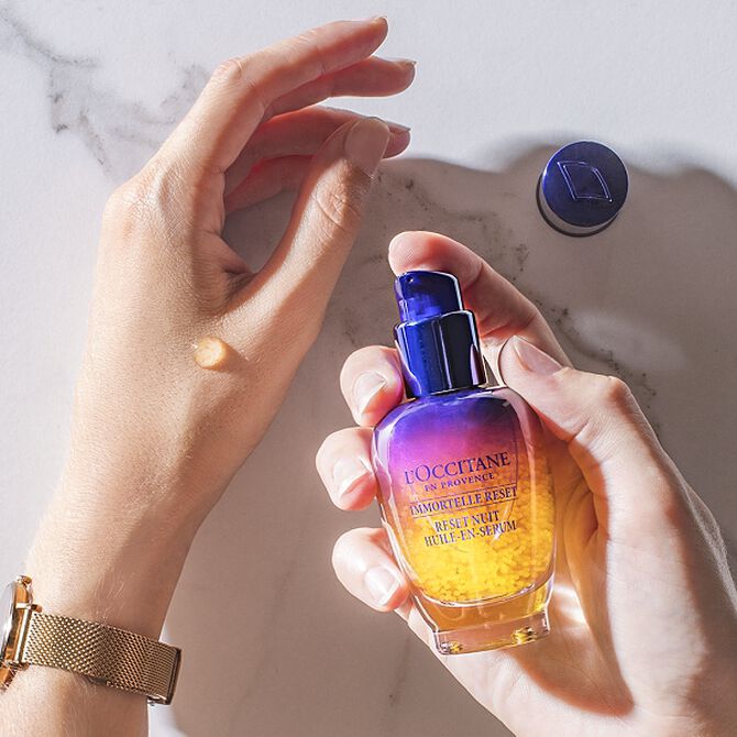 Immortelle Reset Nacht Serum voor het gezicht - anti aging en hydraterend gezichtsserum