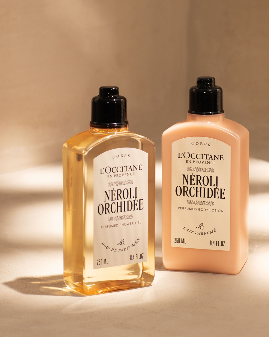 Weergave afbeelding 3/4 van product N&eacute;roli Orchid&eacute;e Geparfumeerde Douchegel, , RECT