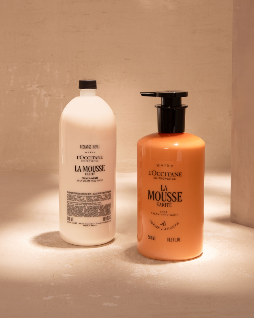 Weergave afbeelding 2/6 van product Refill Shea Handen & Lichaam Reinigende Mousse Cr&egrave;me, , RECT
