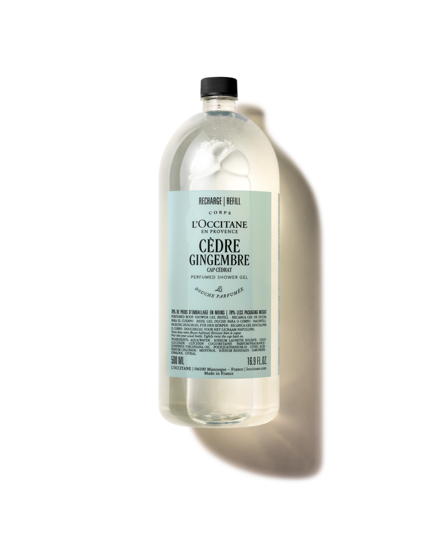 C&egrave;dre Gingembre Douchegel Refill 500 ml | L&rsquo;Occitane en Provence