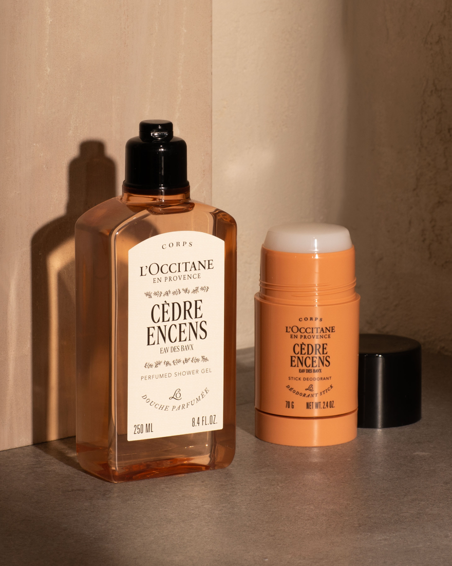 Weergave afbeelding 3/4 van product C&egrave;dre Encens Geparfumeerde Douchegel, , RECT
