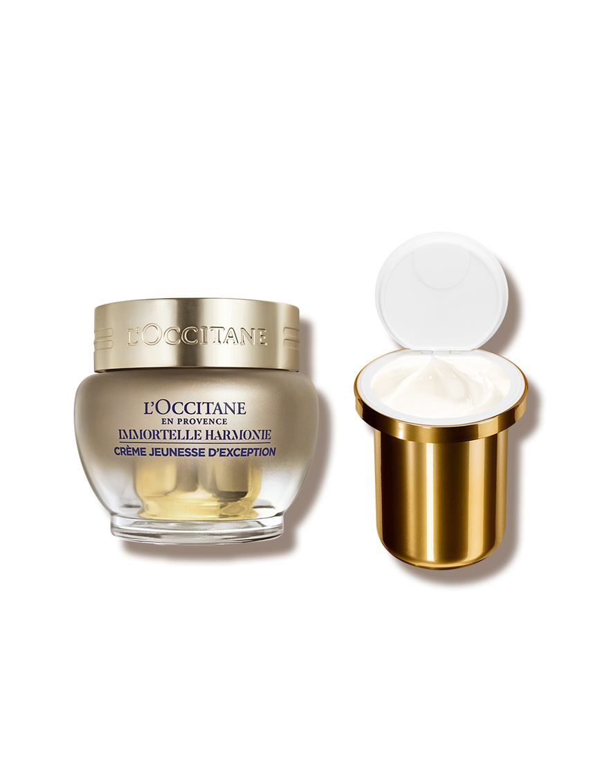 Duo Immortelle Harmonie Bijzondere Jeugdcr&egrave;me en Refill | L&rsquo;Occitane en Provence
