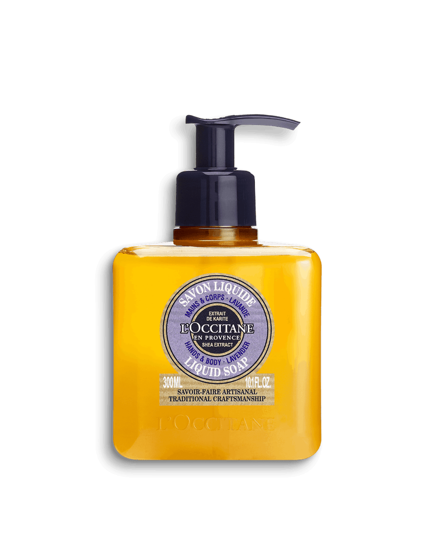Shea Lavender vloeibare hand- en lichaamszeep 300 ml | L&rsquo;Occitane en Provence