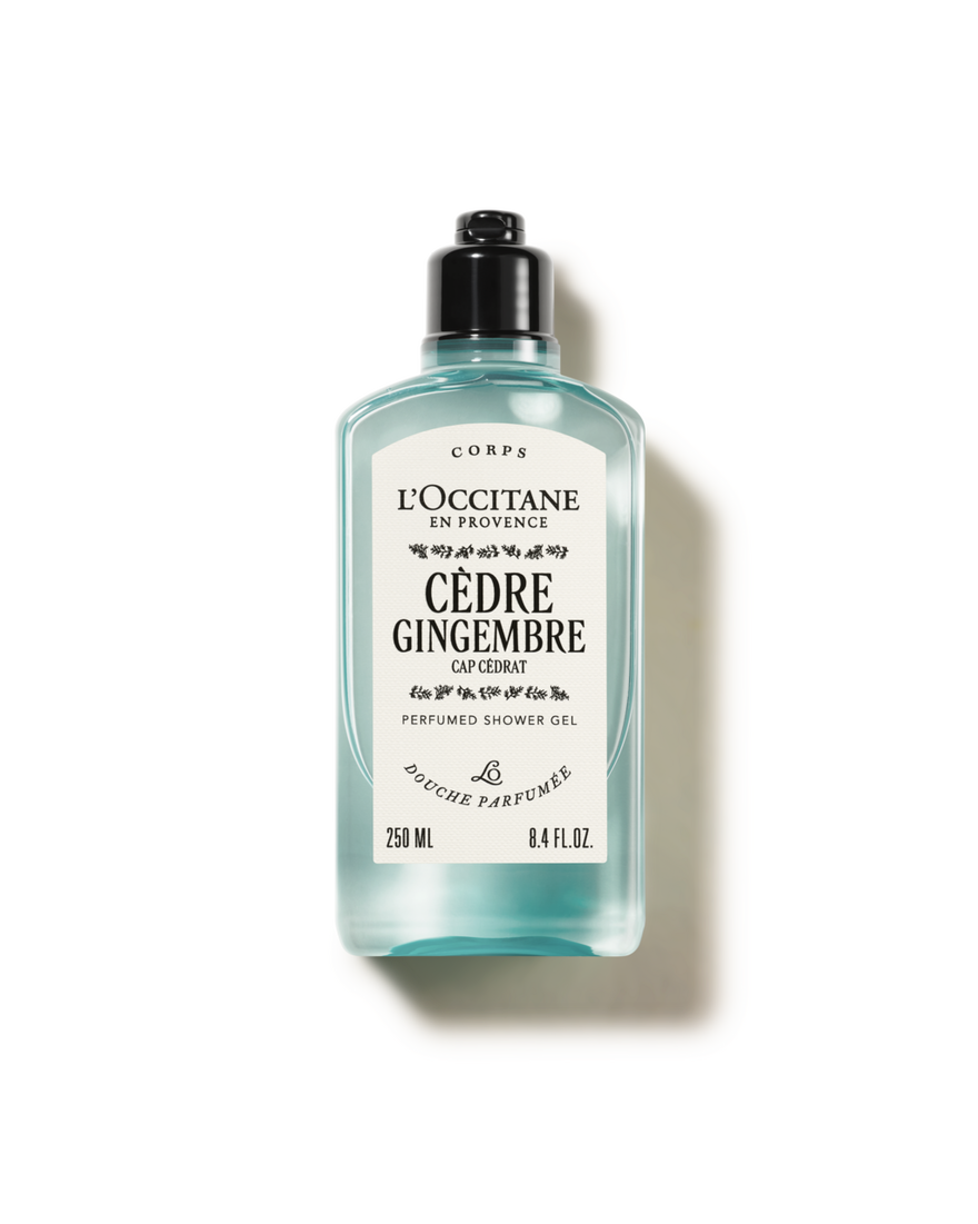 C&egrave;dre Gingembre (Cap C&eacute;drat) Douchegel 250 ml | L&rsquo;Occitane en Provence