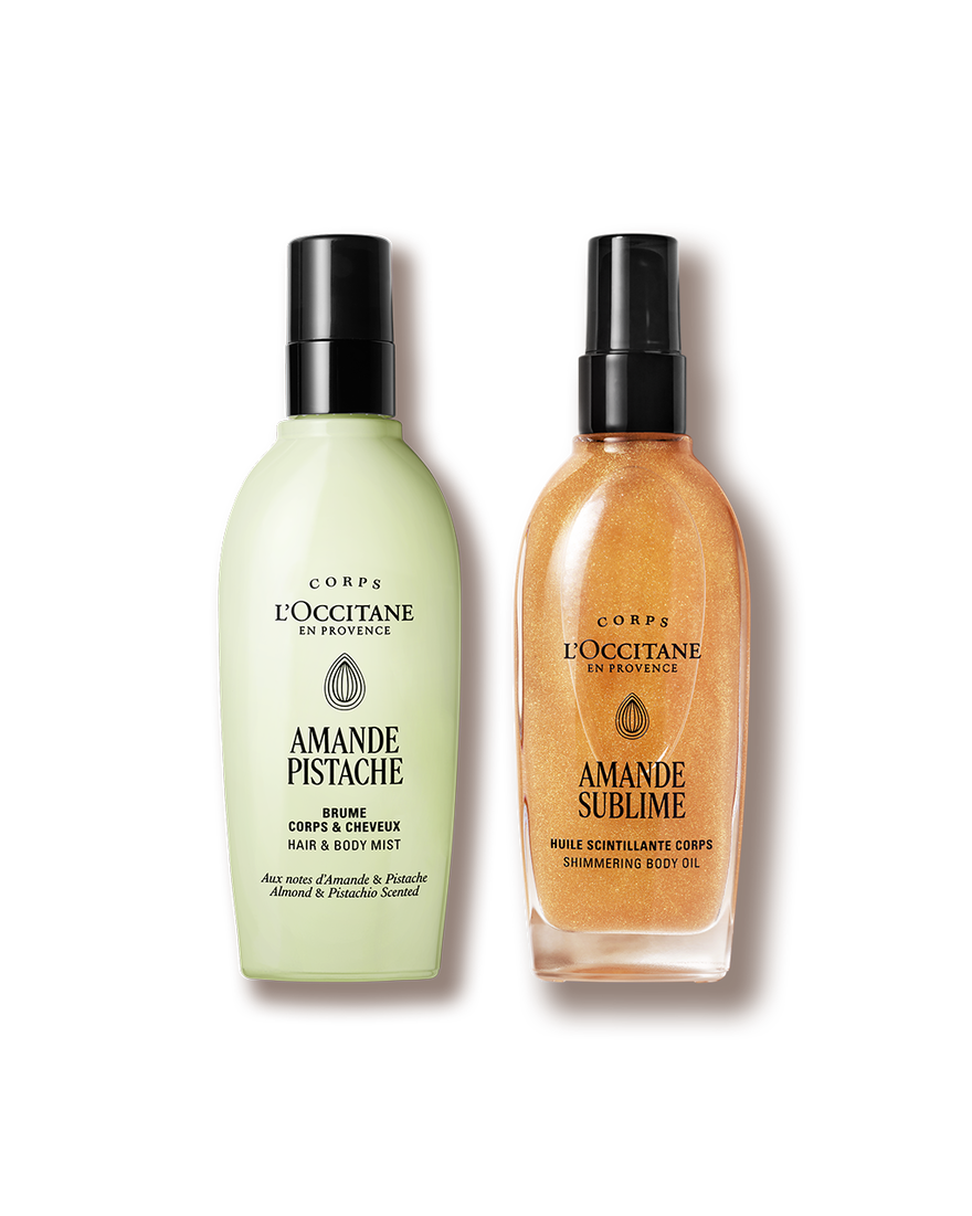 Almond Pistache Glinsterende Routine | L&rsquo;Occitane en Provence