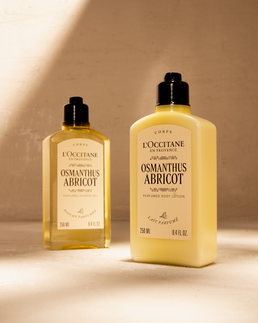 Weergave afbeelding 3/4 van product Osmanthus Abricot Geparfumeerde Douchegel, , RECT