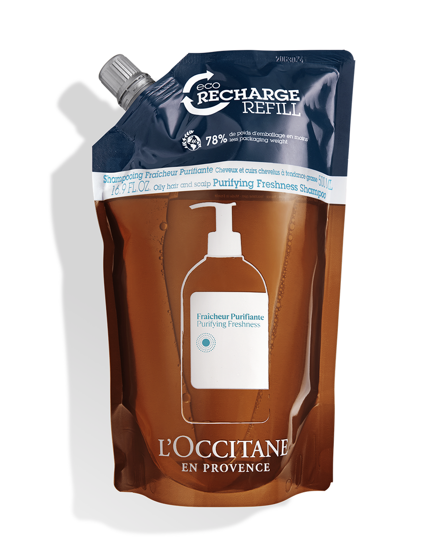 Refill Aromachology Pure Frisheid Shampoo 500 ml | L&rsquo;Occitane en Provence