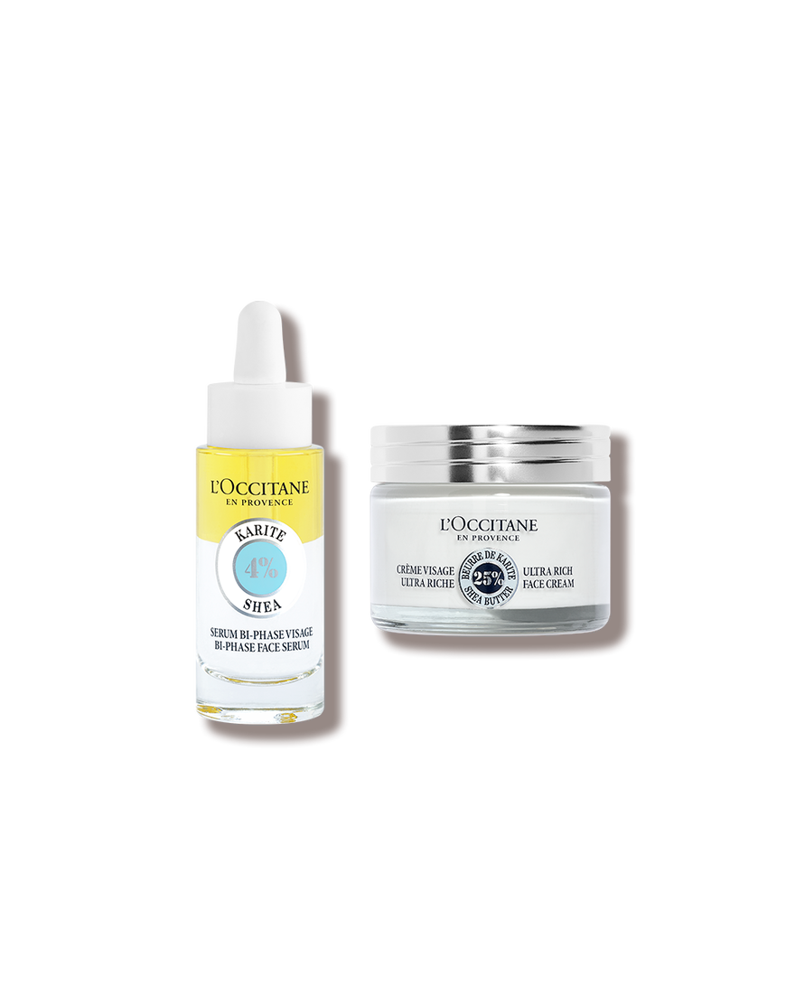 Weergave afbeelding 1/1 van product Duo Shea Gezichtsserum & Gezichtscr&egrave;me, , RECT