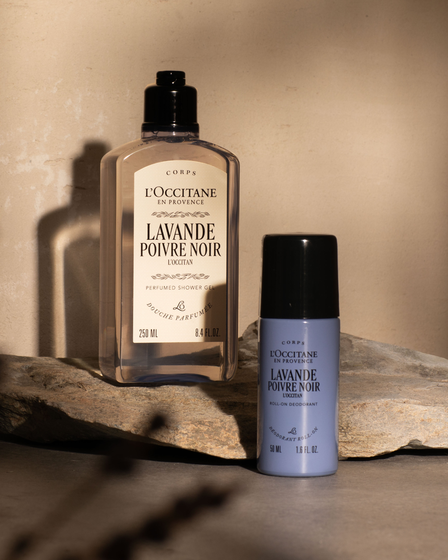 Weergave afbeelding 2/3 van product Lavande Poivre Noir (L'Occitan) Roll-on Deodorant, , RECT